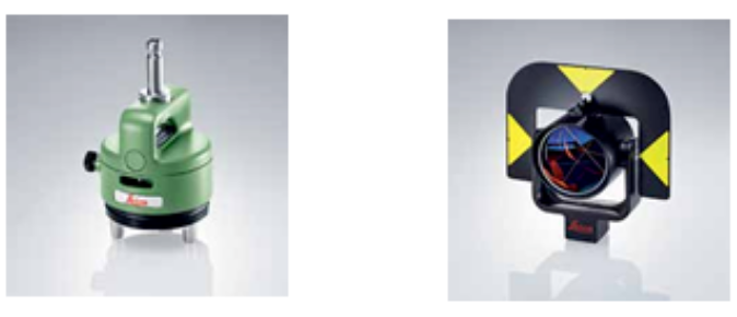 徠卡棱鏡和支架合理搭配，更易獲得高精度測量成果！